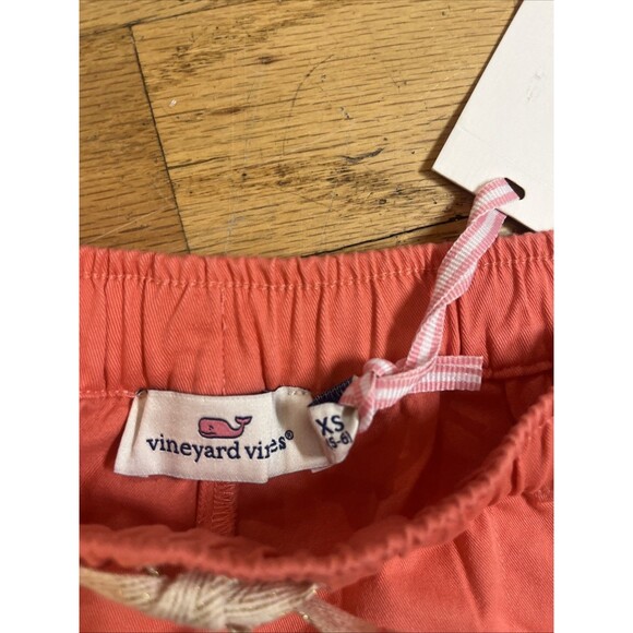 Vineyard Vines Girls Size XS (5-6) Just Peachy Twill Pull On Shorts NWT - Picture 5 of 7